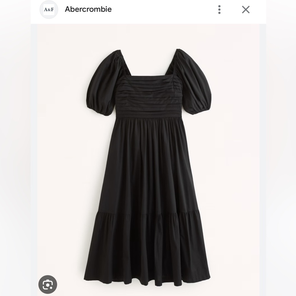 Abercrombie Emerson Poplin Sleeve Dress